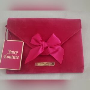 Juicy Couture Hot Pink Clutch Bag